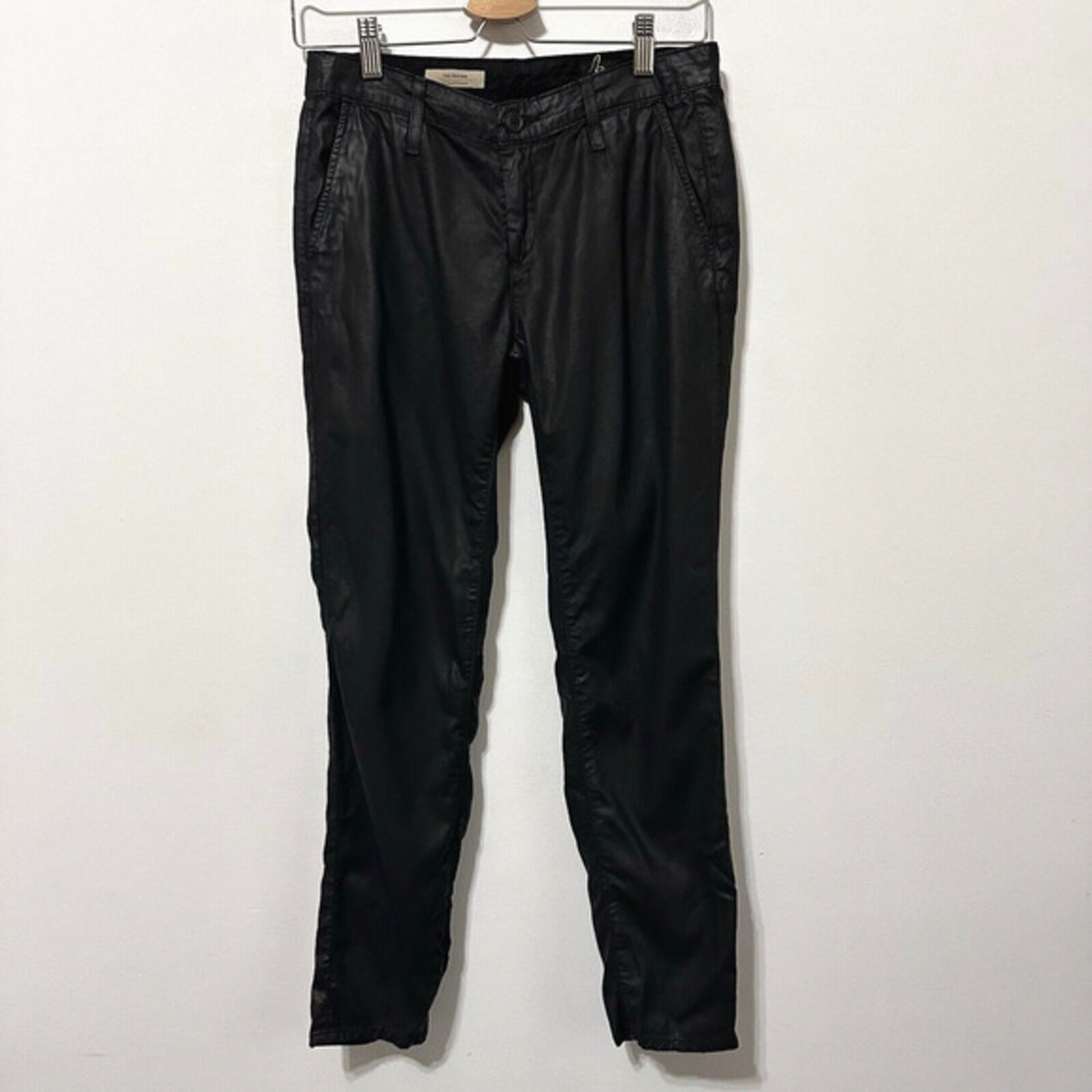 Adriano Goldschmied AG The Tristan Tailored Trousers 25R Lyocell Black Party‎